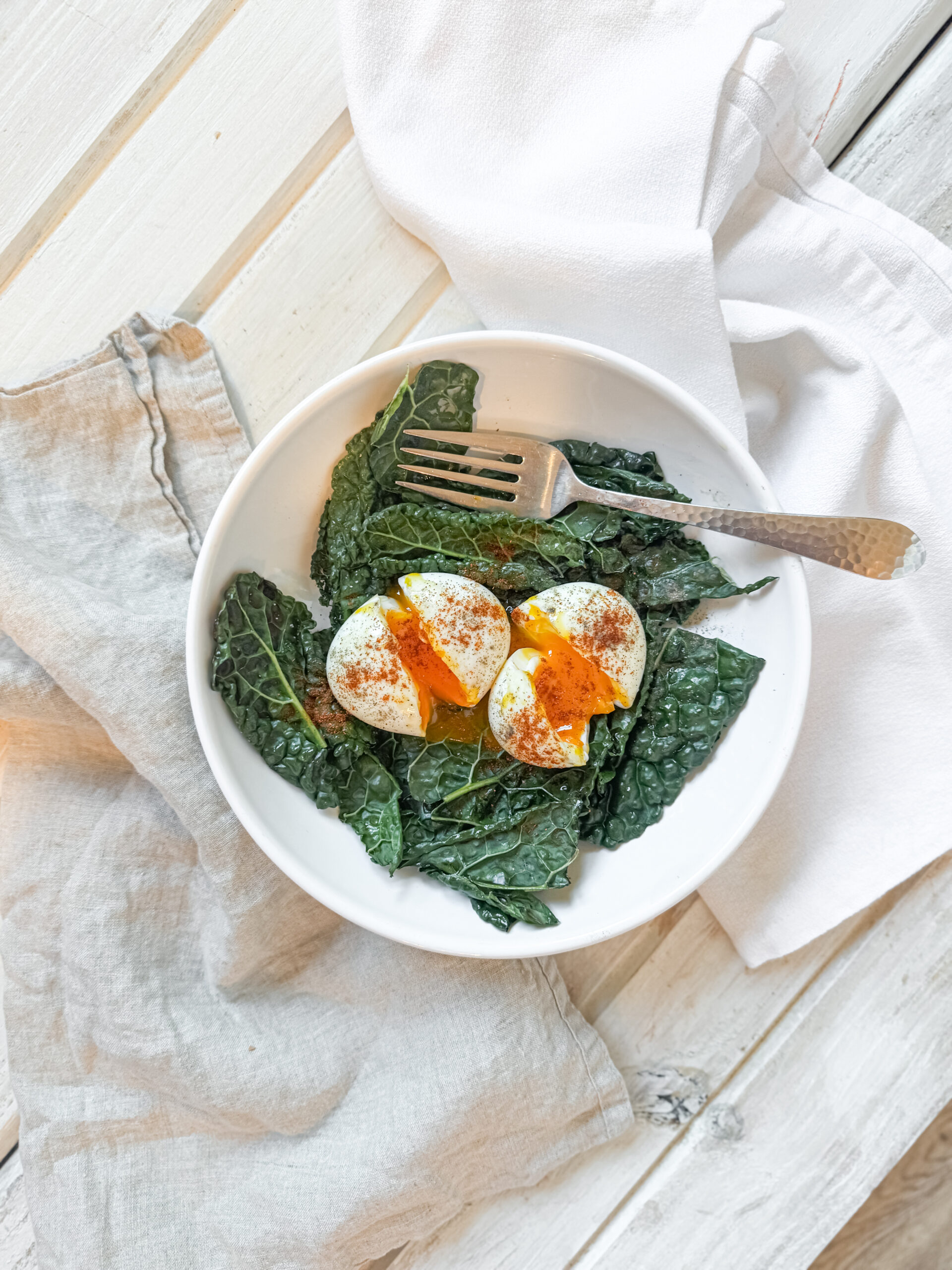 Green Kale & Eggs
