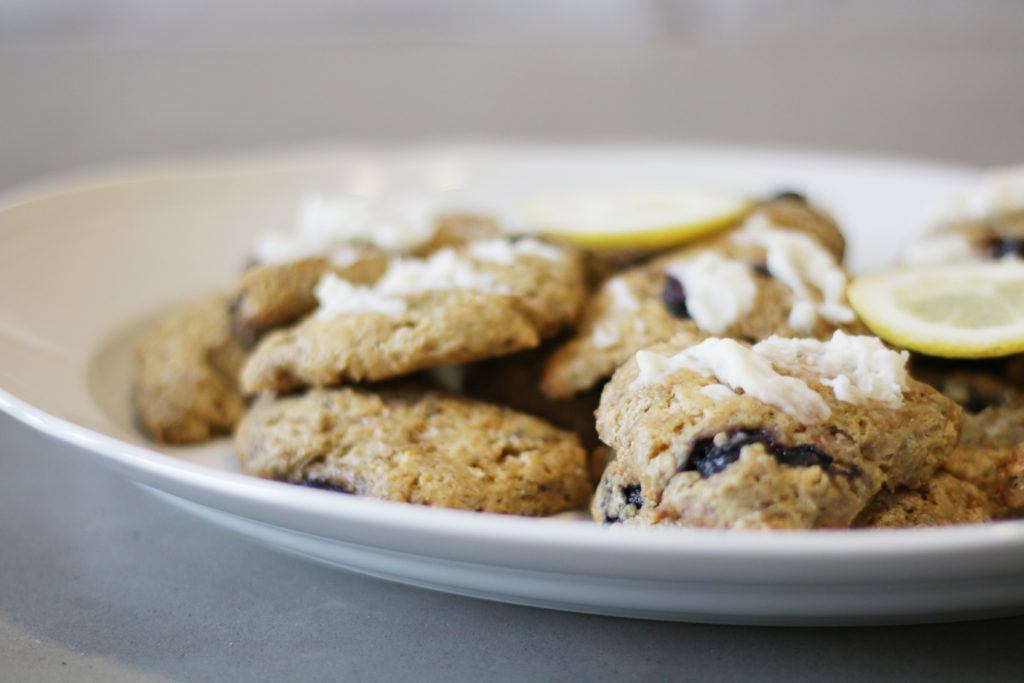 IMG_0752healthy blueberry scones with lemon glaze | heatherlaurenlove.com