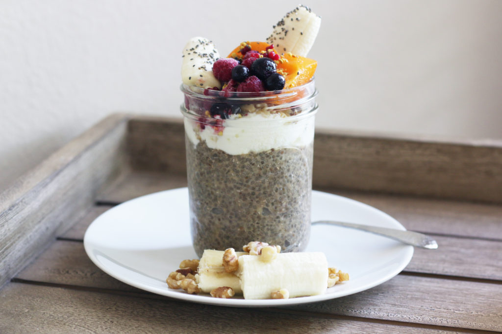 banana nut chia pudding | heatherlaurenlove.com