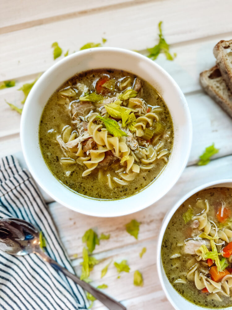 Nourishing Homemade Chicken Noodle Soup (Instant Pot & Stovetop)