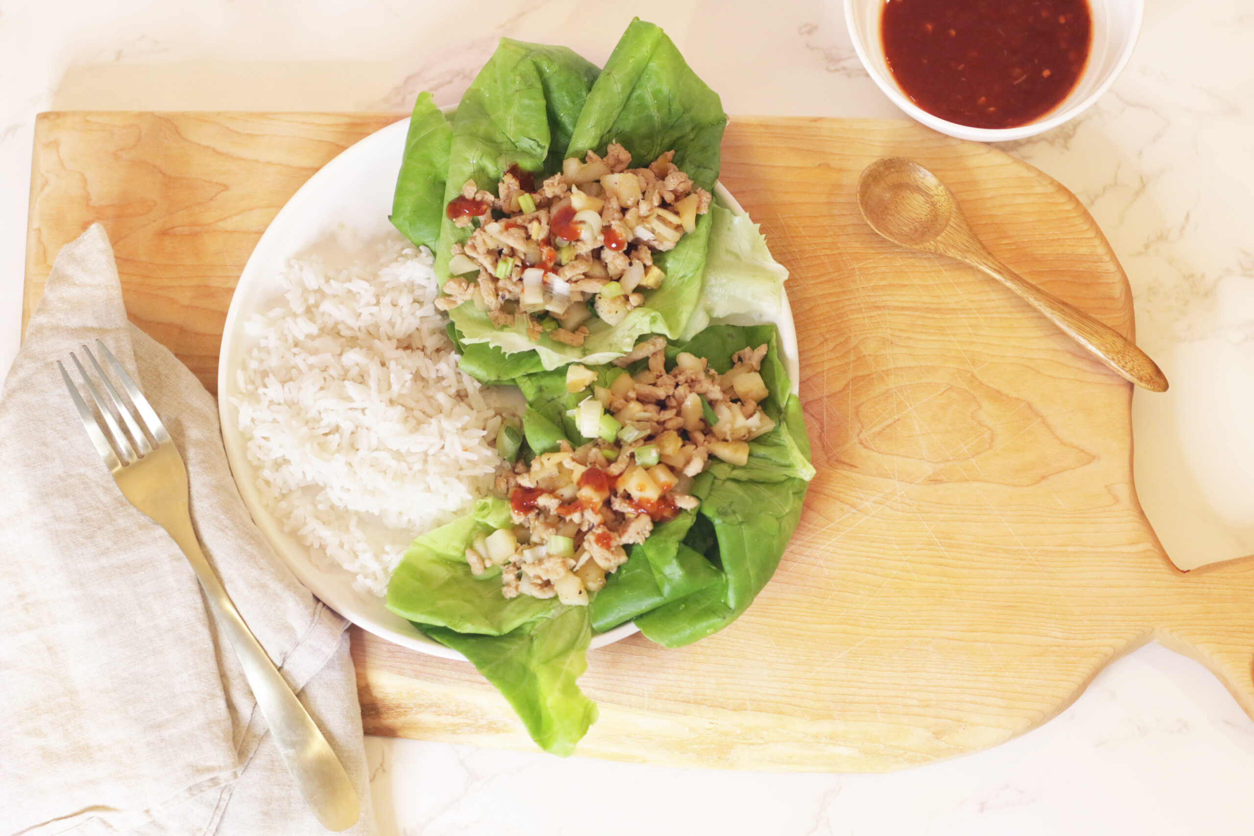 Chicken Lettuce Wraps