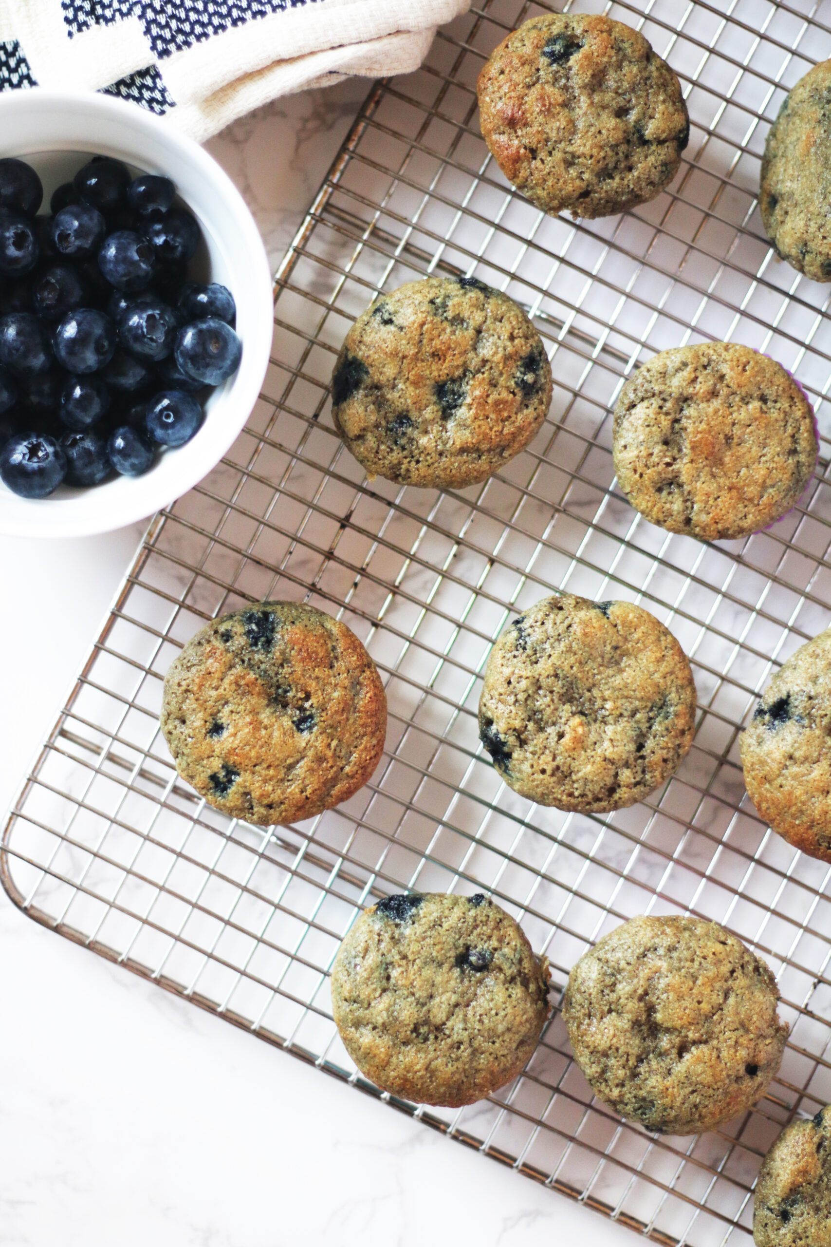 Healthy Blueberry Muffins